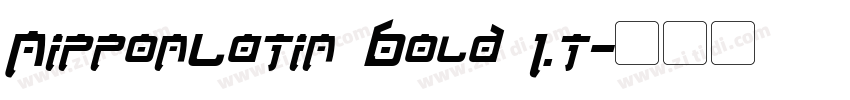 NipponLatin Bold 1.t字体转换